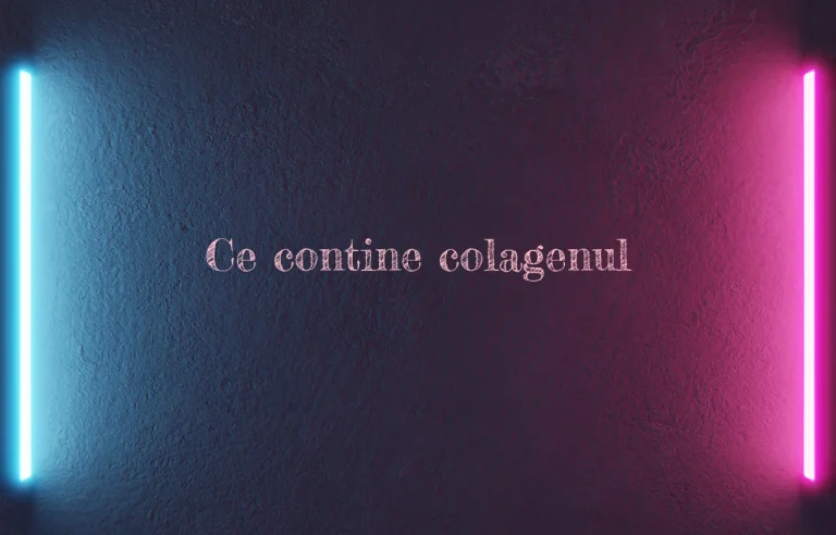 ce contine colagen