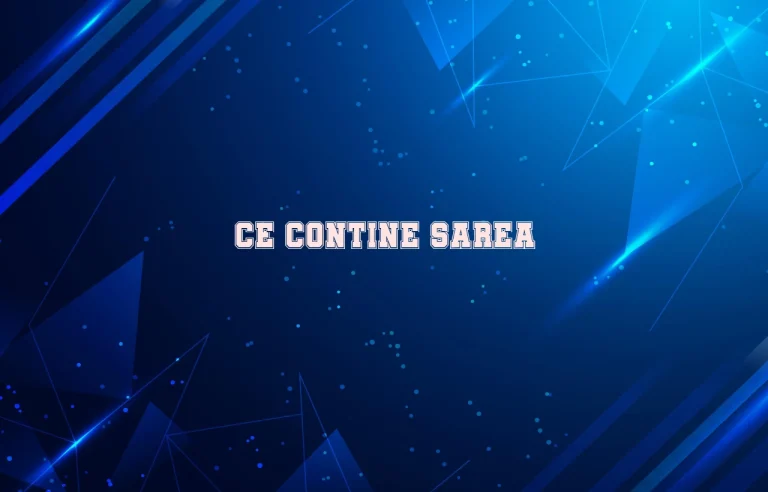 ce contine sarea
