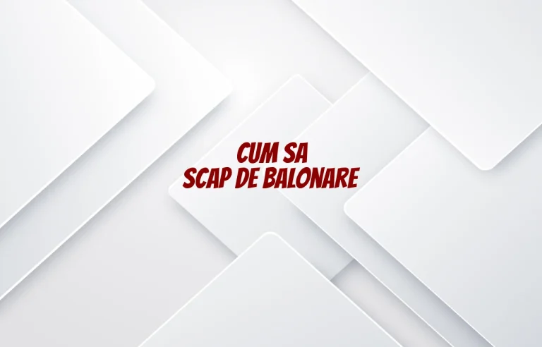 cum sa scap de balonare